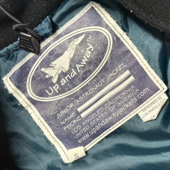 NASA Astronaut Bomber Jacket With Gloves Junior Small Space Flight Patches - Picture 3 of 7